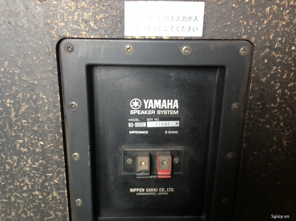 Bán Loa YAMAHA NS 1000 monitor và Pre Pow Yamaha C4 M4 - 7