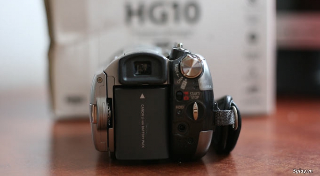 Bán máy quay (camcorder) HDD full-HD CMOS Canon HG10 Fullbox - 3