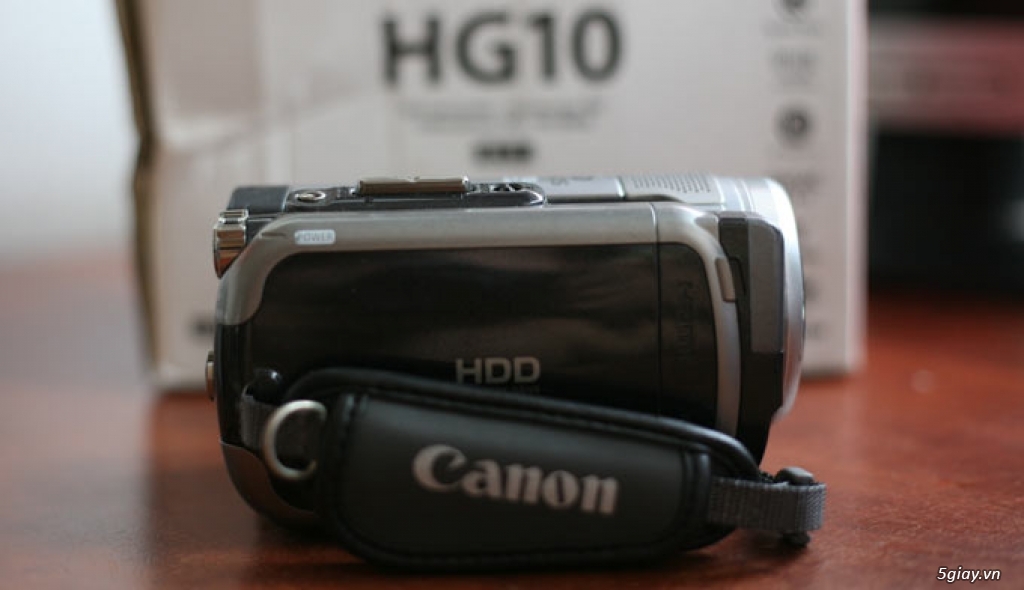 Bán máy quay (camcorder) HDD full-HD CMOS Canon HG10 Fullbox - 2
