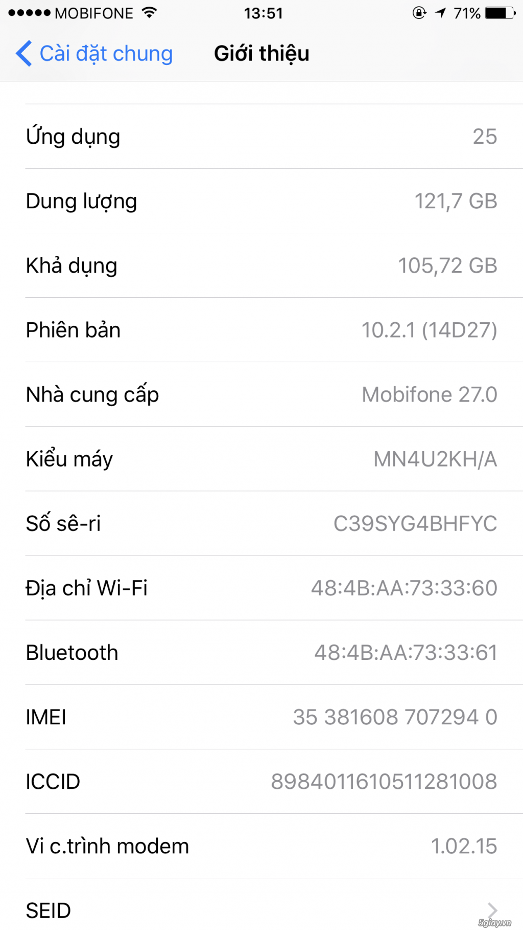 IPHONE 7 PLUS 128 GB ROSE HÀNG NỮ SÀI 14tr