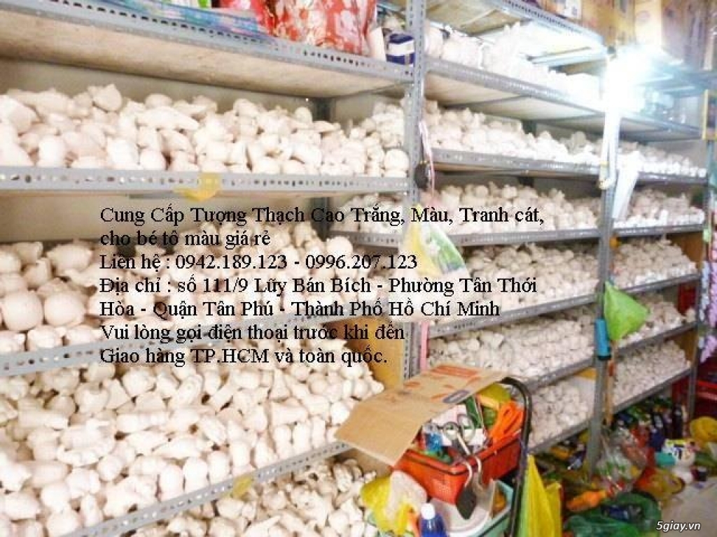Bán Combo tranh rắc cát, tượng thạch cao tô màu, cho trẻ em tô màu - 12