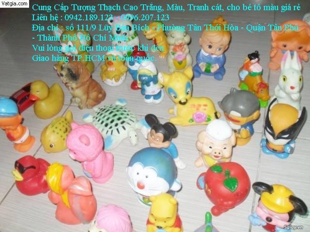 Bán Combo tranh rắc cát, tượng thạch cao tô màu, cho trẻ em tô màu - 14