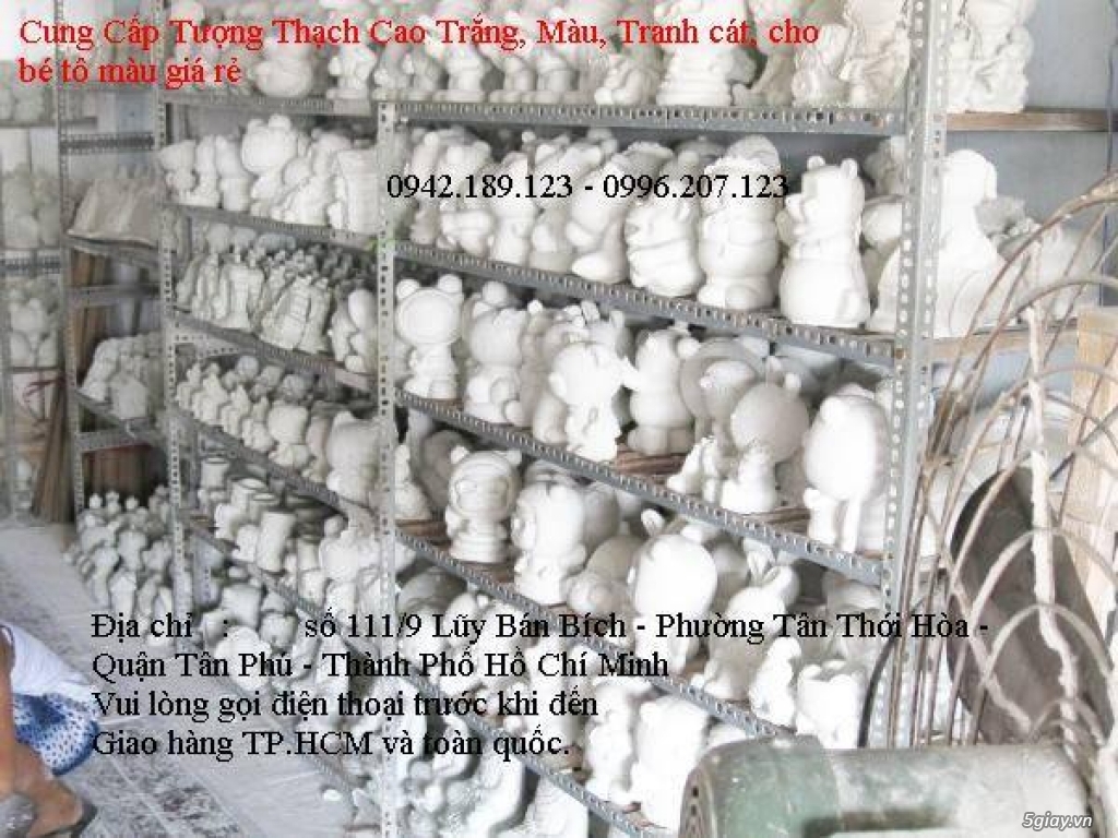Bán Combo tranh rắc cát, tượng thạch cao tô màu, cho trẻ em tô màu - 16