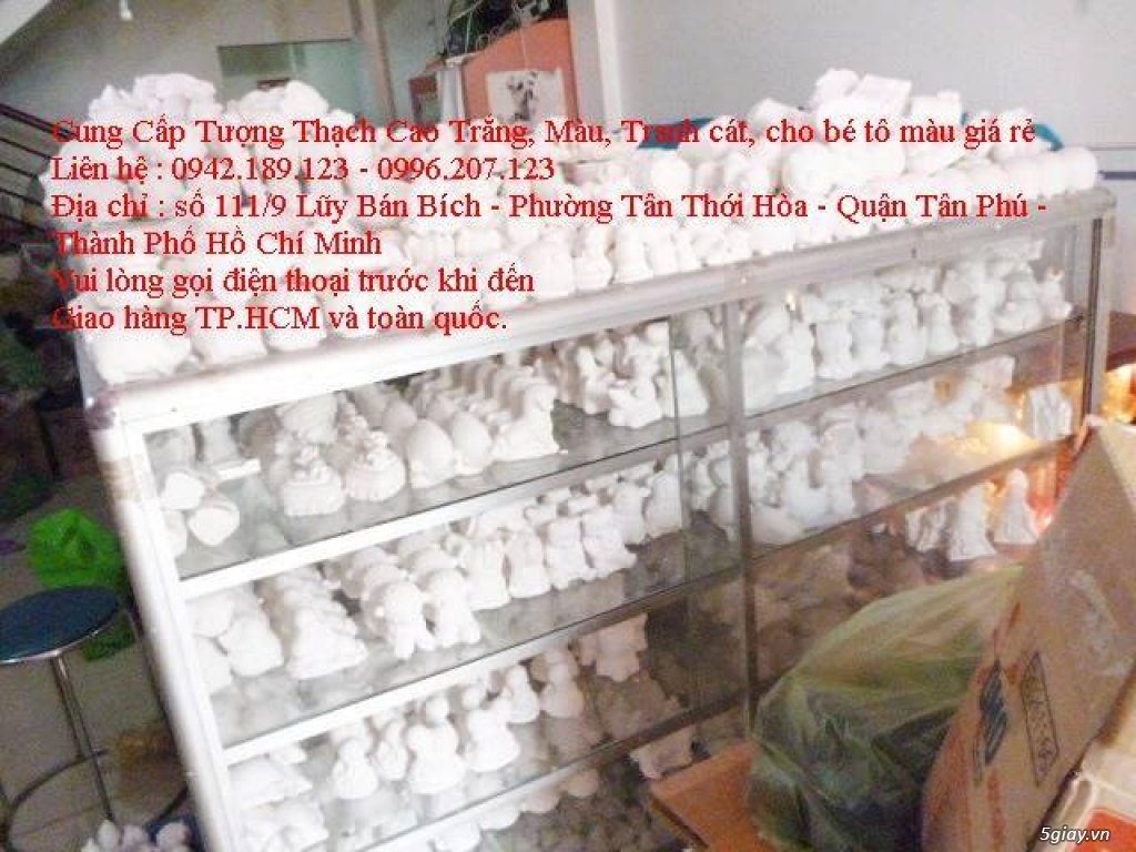 Bán Combo tranh rắc cát, tượng thạch cao tô màu, cho trẻ em tô màu - 24