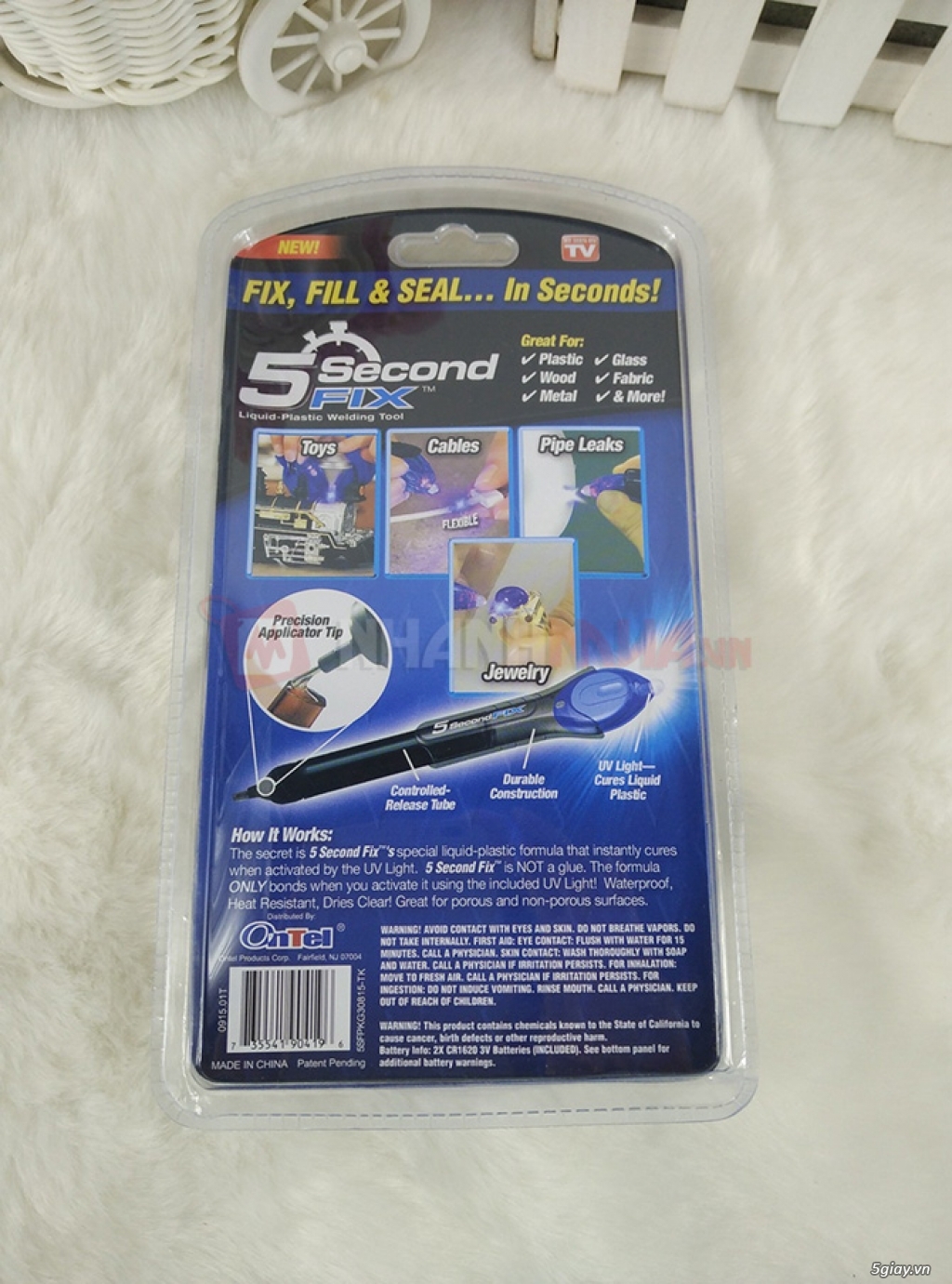 (tập 3 - hàng cùi bắp) Keo dán đa năng 5 SECOND FIX MR002 - 1