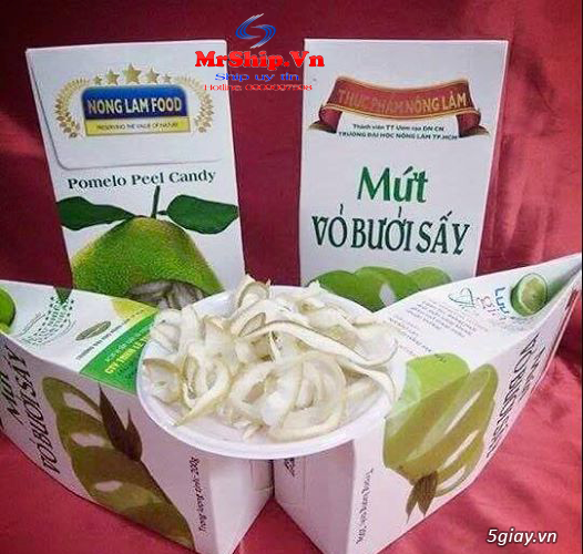Mứt vỏ bưởi sấy của Nonglamfood. MrShip.Vn - 3