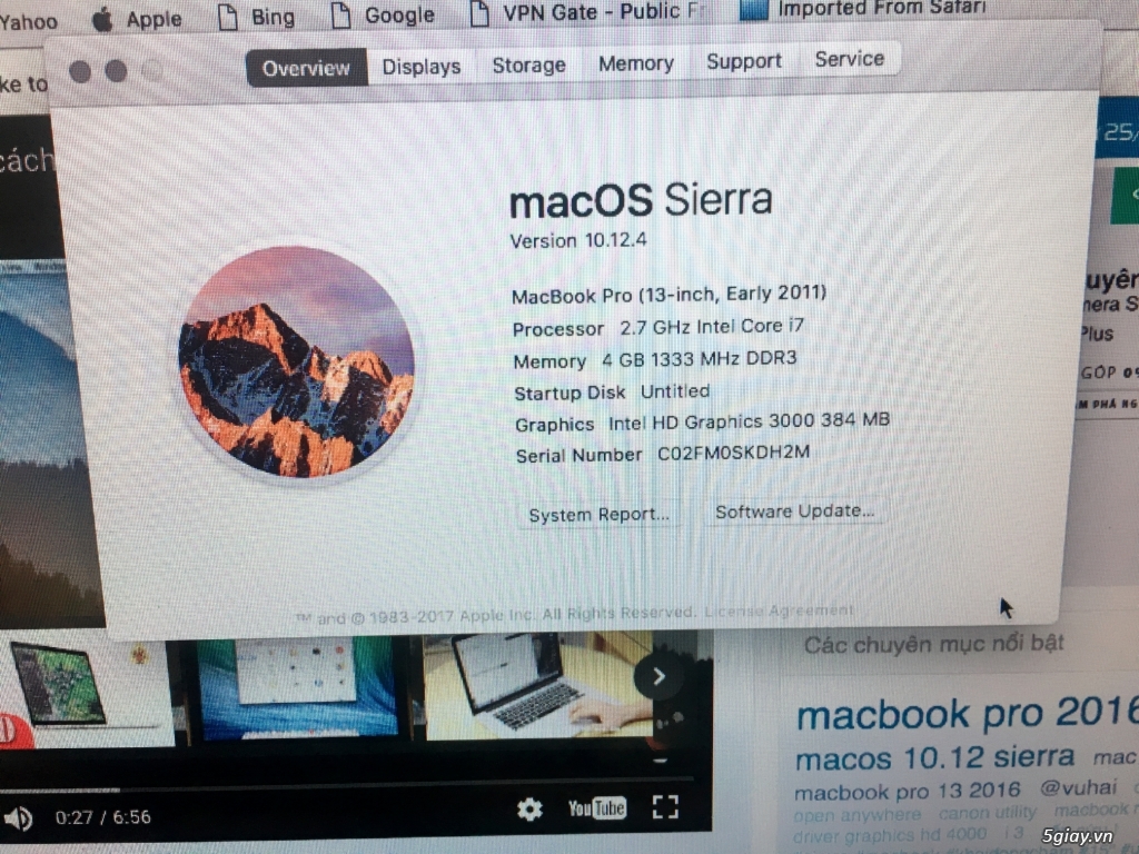 Macbook pro early 2011 - 3