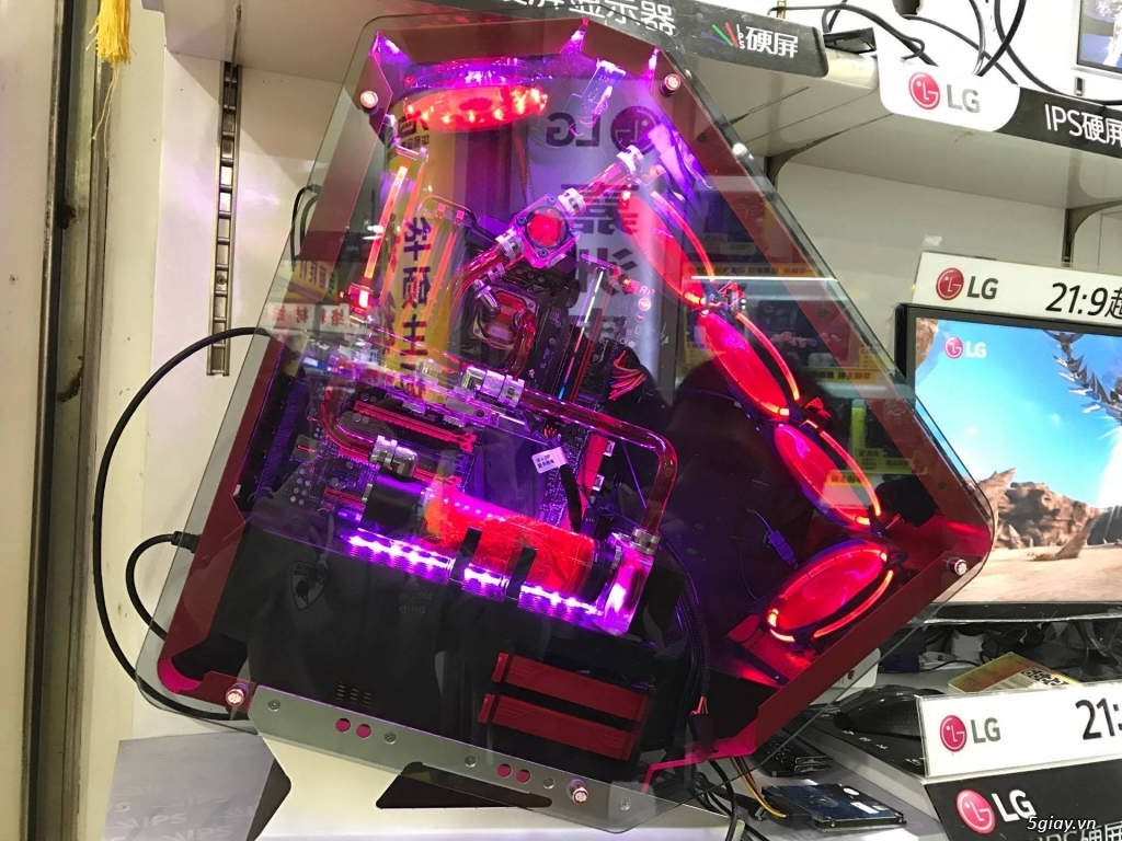Chuyên bán case PC Gamer, đồ MOD PC, Fan LED (RGB) 12cm, dây LED case - 11