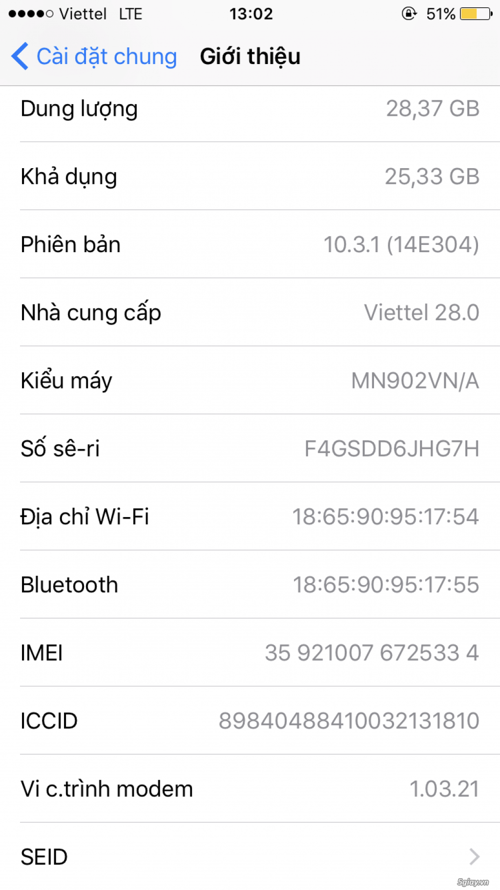 Bán ip7 32g fpt mới 98% - 2