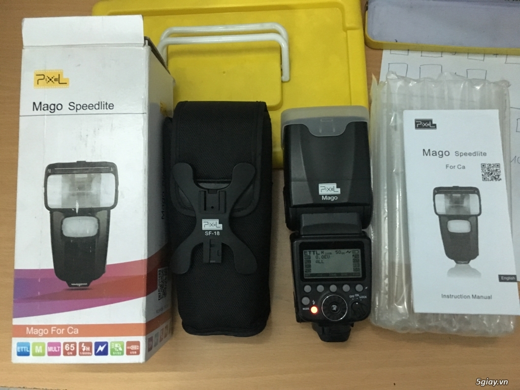 Lens canon 24f2.8 STM + Flash Mago pix - 1