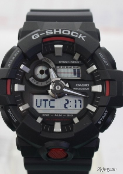 [ Đôn giá ] Đồng hồ G-Shock đỏ đen new 98,89% fullbox BH chính hãng 1 năm. End: 23h59 25/04/2017 - 1