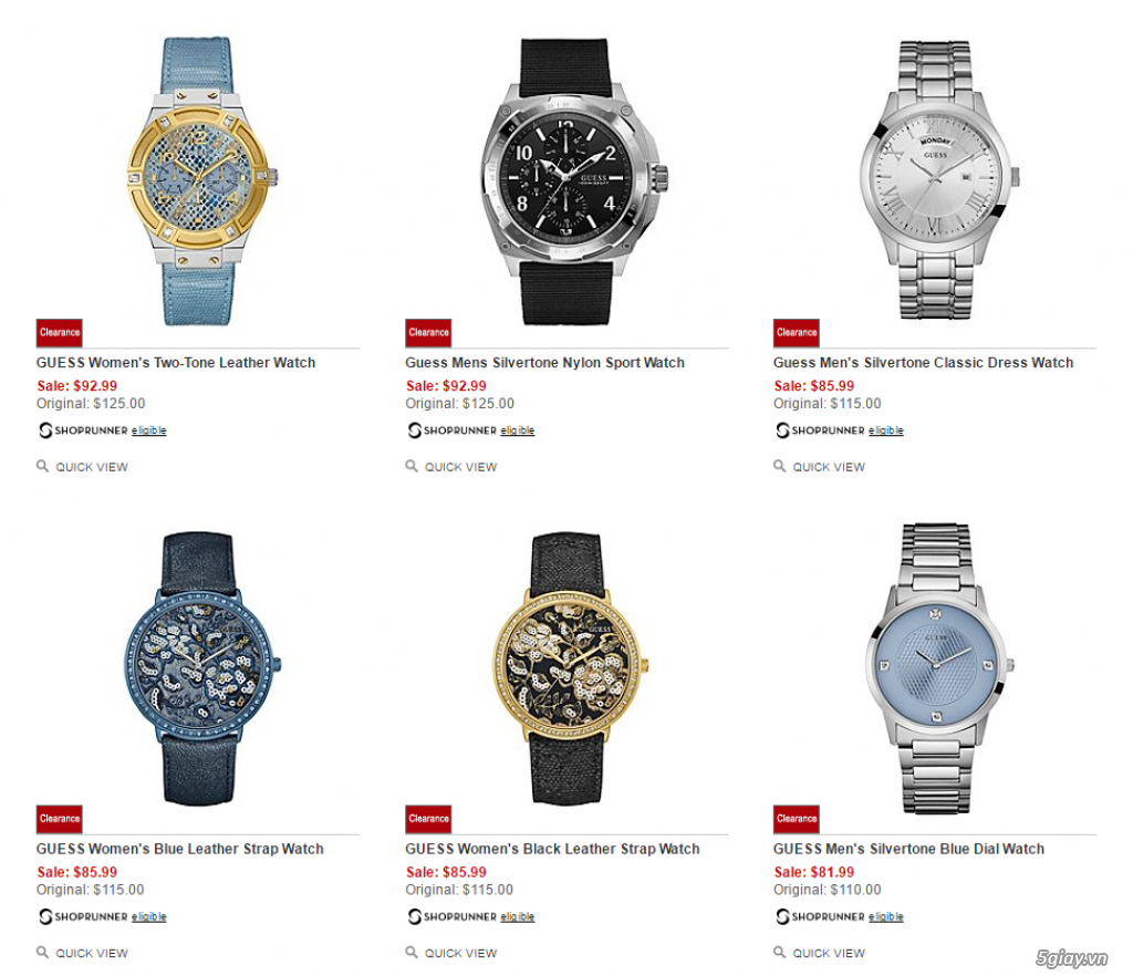 Order đồng hồ giá rẻ!!! Fossil, Guess, MK, Timex, MK, AK, AX ... - 26