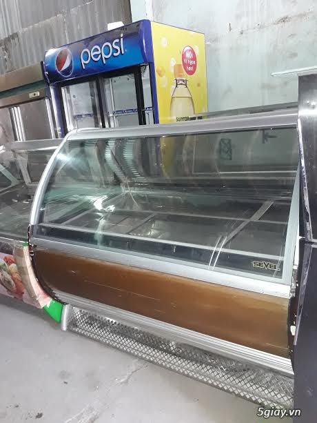 Thanh lý tủ kính trưng bày bánh kem 1m