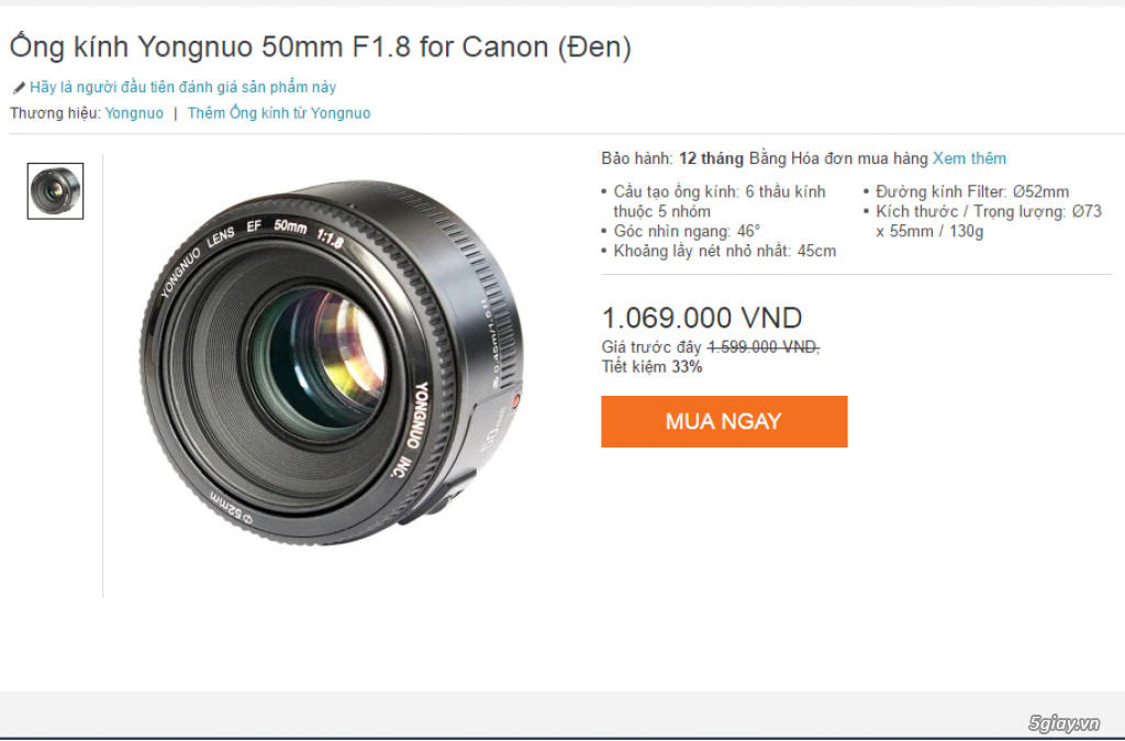 [HCM] Canon 700d 900 shoot + kit 18-55mm + YN 50mm f.18 - 4