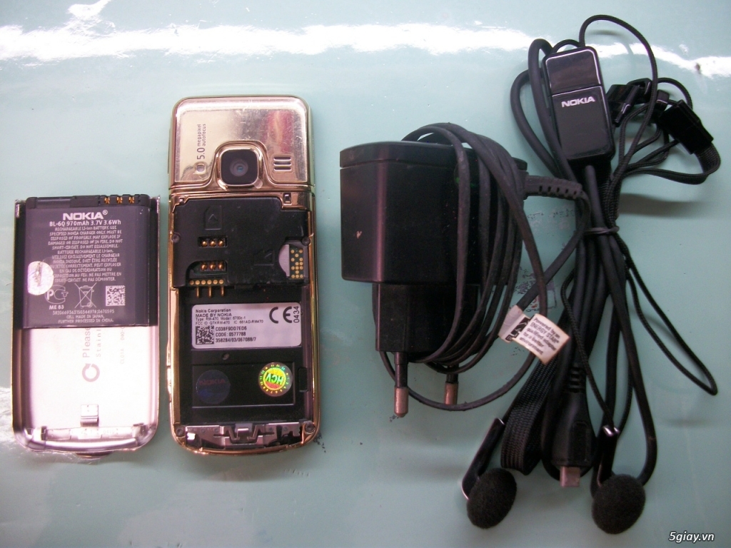 Bán Nokia 6700 classic Gold chính hãng full còn tem công ty Hoa Chí Vỹ - 1