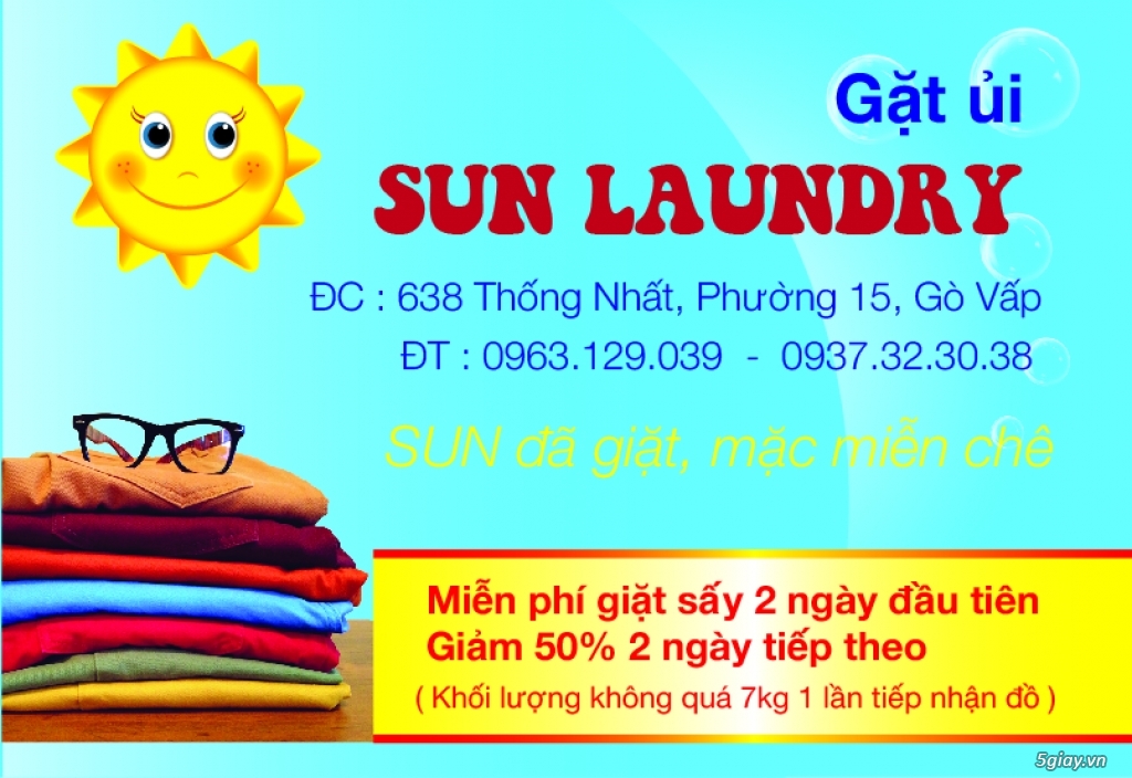 Giặt sấy (Miễn phí 2 ngày khai trương 27-28.04)