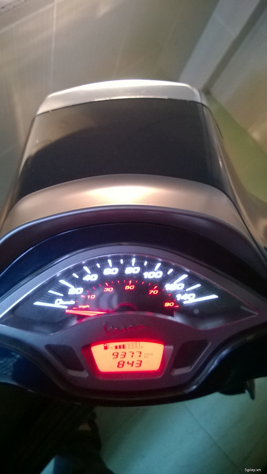Vespa Sprint 125 3V ie, xanh 2015, nữ đi 9000 km