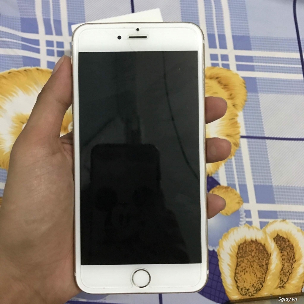 Iphone 6plus 64 gold fullbox mới 98% - 2