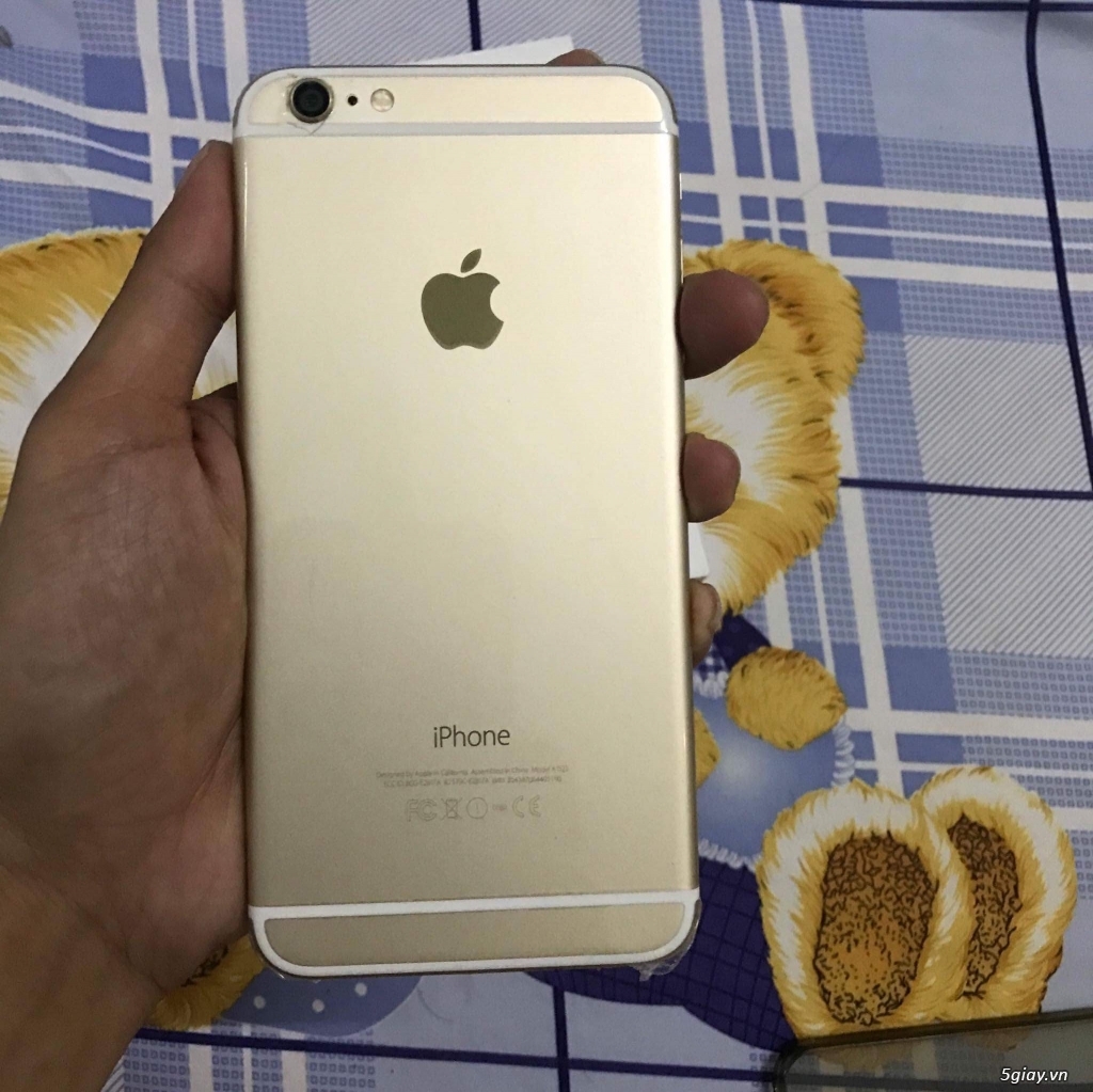 Iphone 6plus 64 gold fullbox mới 98%