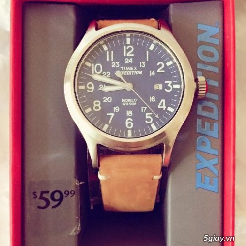 Đồng hồ Nam Timex Expedition Scout Leather Watch - TW4B01800JT - 4