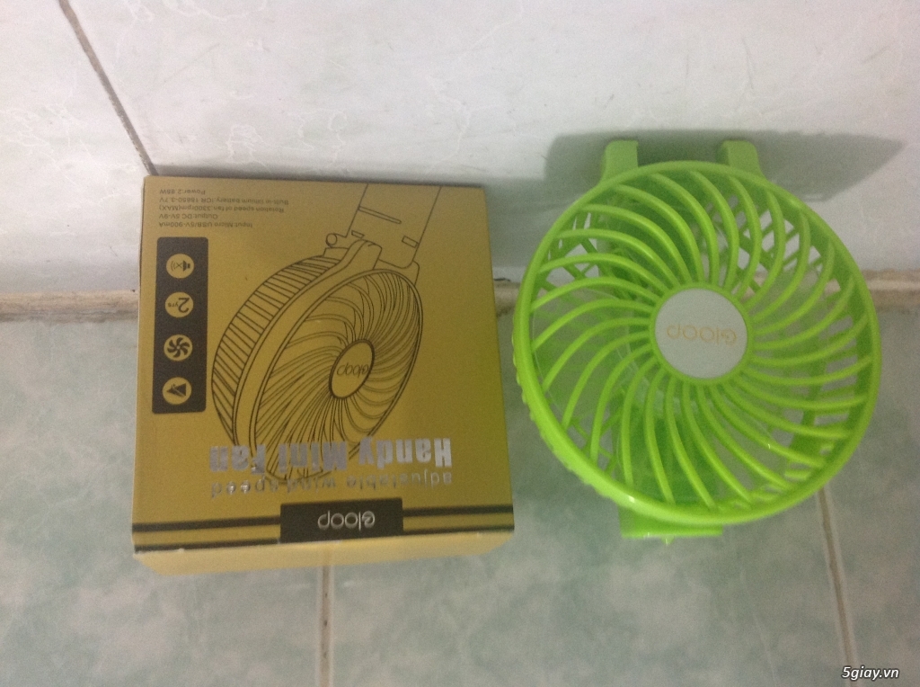 Quạt mini 3 tốc độ( sử dựng pin sạc) - 3