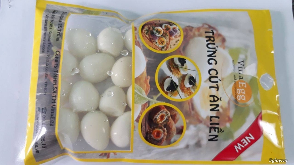 Trứng cút ăn liền