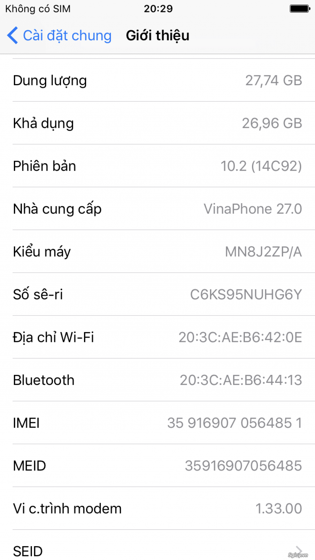 Bán IPHONE 7 GOLD 32G new 99% fullbox còn bảo hành - 2