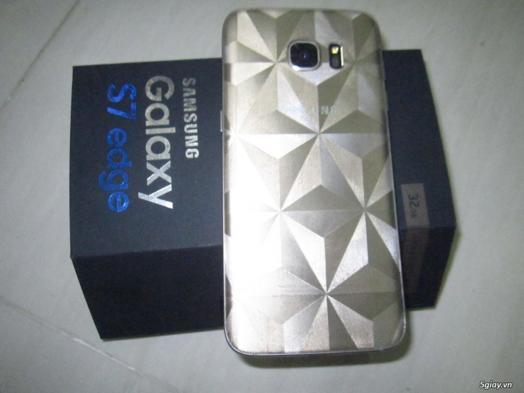 SamSung Galaxy S7 Edge (2 Sim) SSVN Like New 99% - Fulll Box - 1