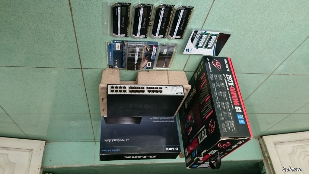 SSD +Ram Corsair + Wich dlink - 5
