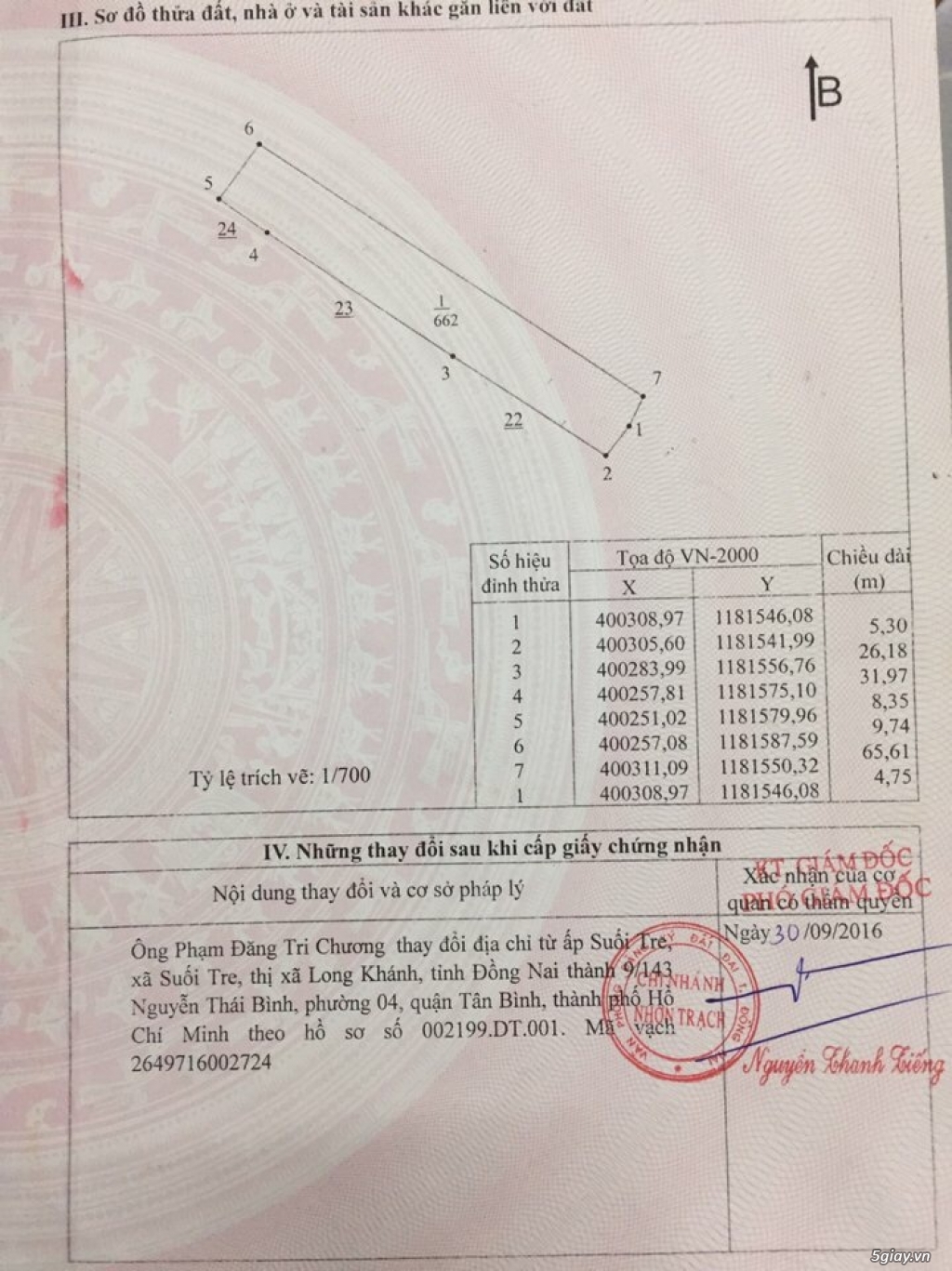 Cần tiền bán Đất Nhơn Trạch- Đồng Nai