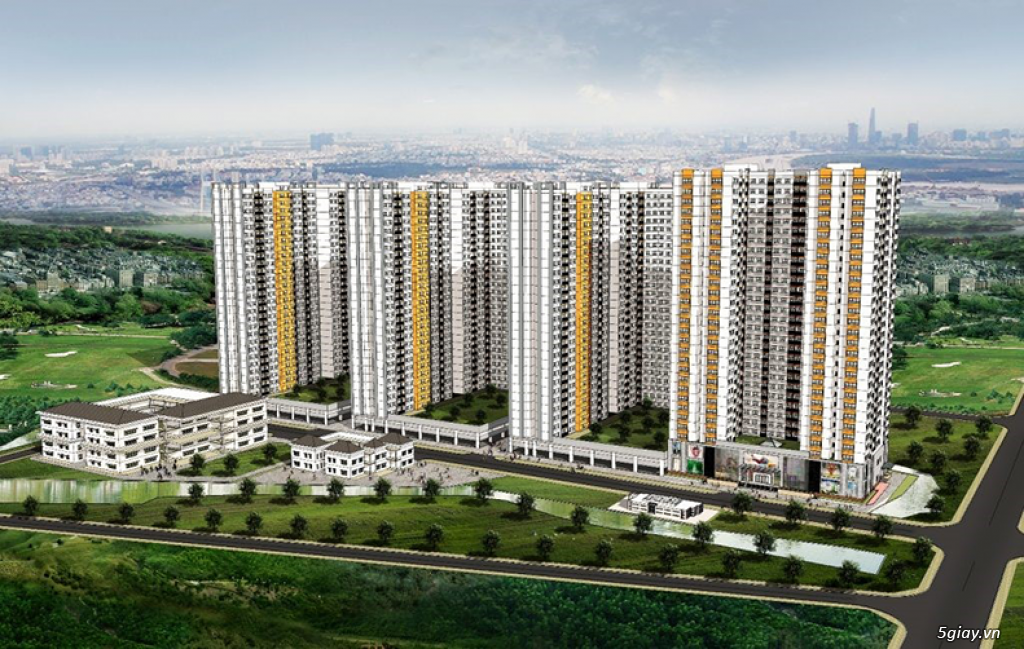 Không gian xanh tại Dự án nhà ở NBB Garden 3