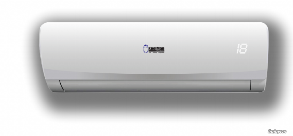 Điều hòa treo tường Gas R410a 12000Btu 1 chiều KOOLMAN - 3