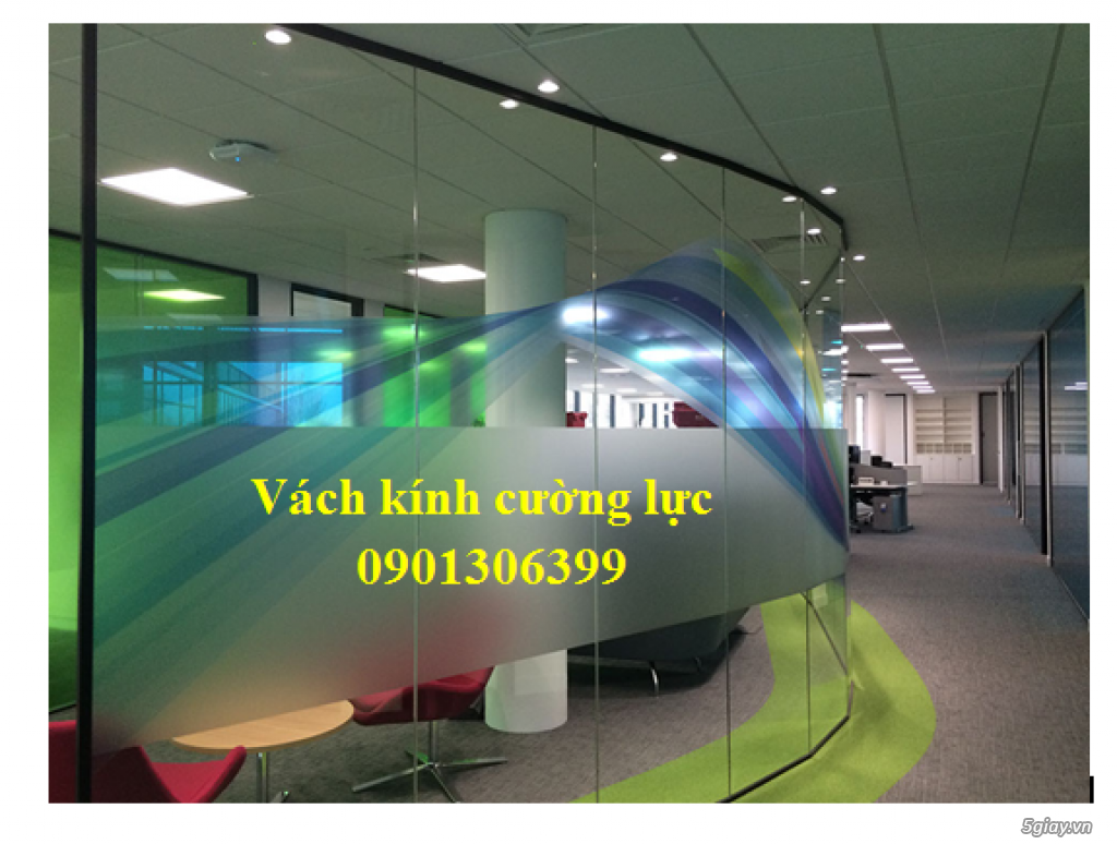 Thi công vách kính các loại giá tốt