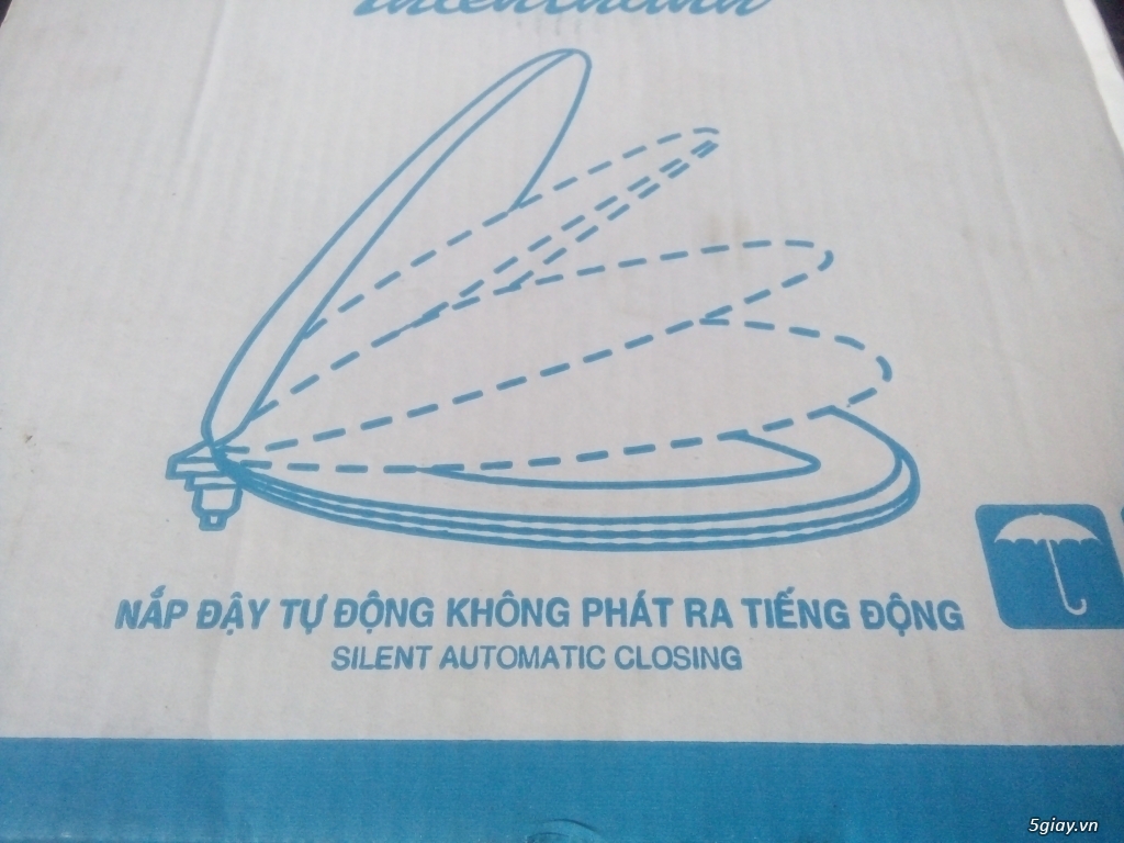 Bồn cầu 2 nhấn mới NẮP RƠI ÊM - 3