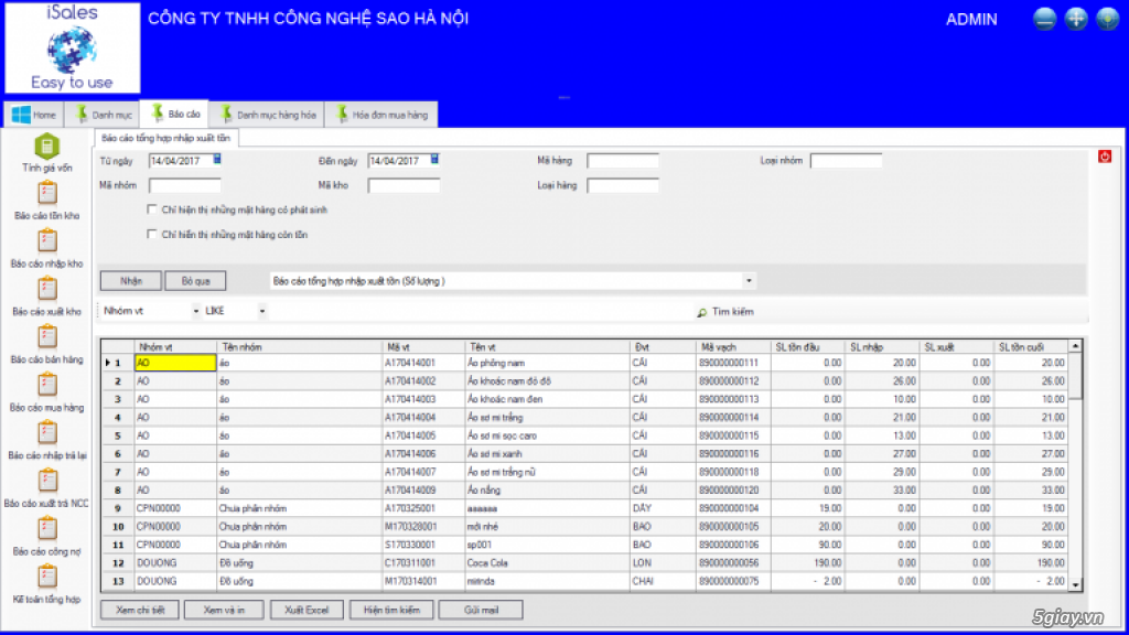 Phần mềm quản lý bán hàng iSales 2015 - 3