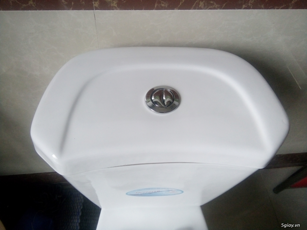 Bồn cầu 2 nhấn mới NẮP RƠI ÊM - 2