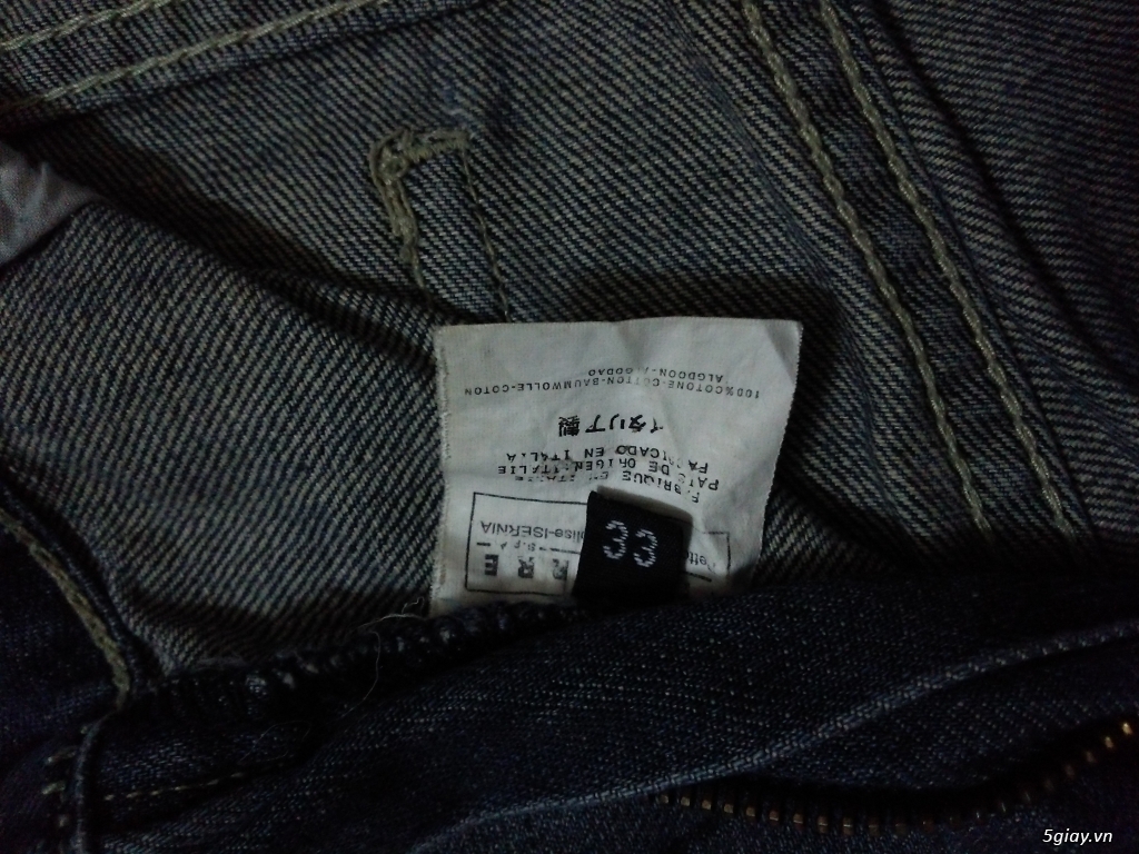 Áo khoác Diesel bomer jacket và vài cái quần jean hiệu ông địa - 33