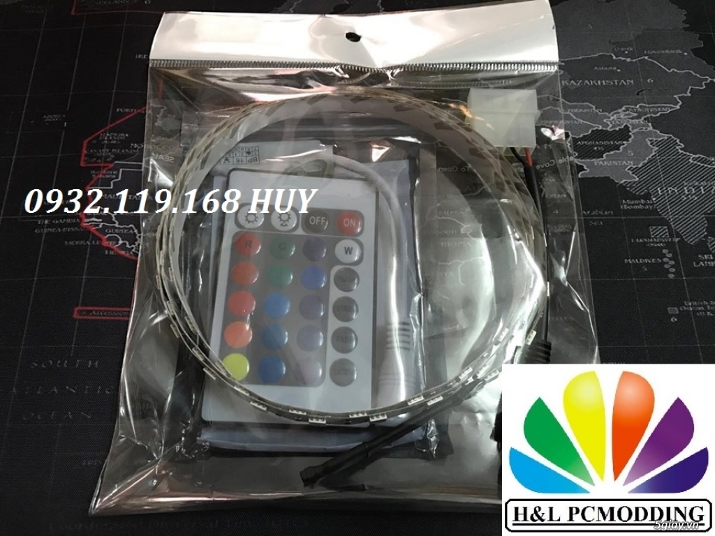 Chuyên bán case PC Gamer, đồ MOD PC, Fan LED (RGB) 12cm, dây LED case - 14