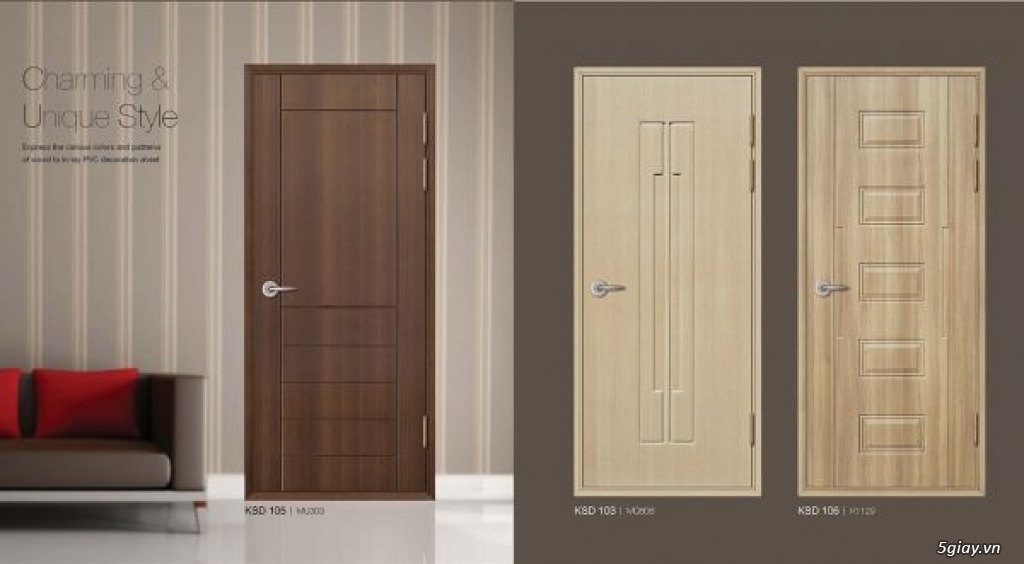 Cửa nhựa ABS Hàn Quốc lắp cho Cửa nhà tắm, Cửa phòng vệ sinh