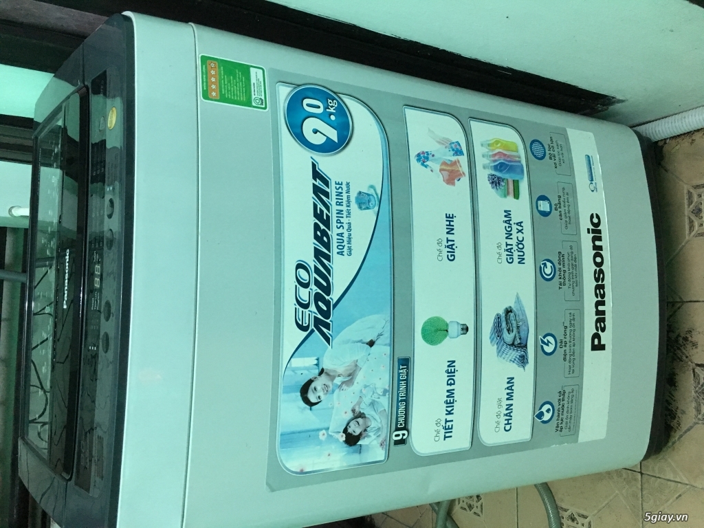 Máy giặt panasonic 9kg tiết kiệm điện nước đời 2015 - 1