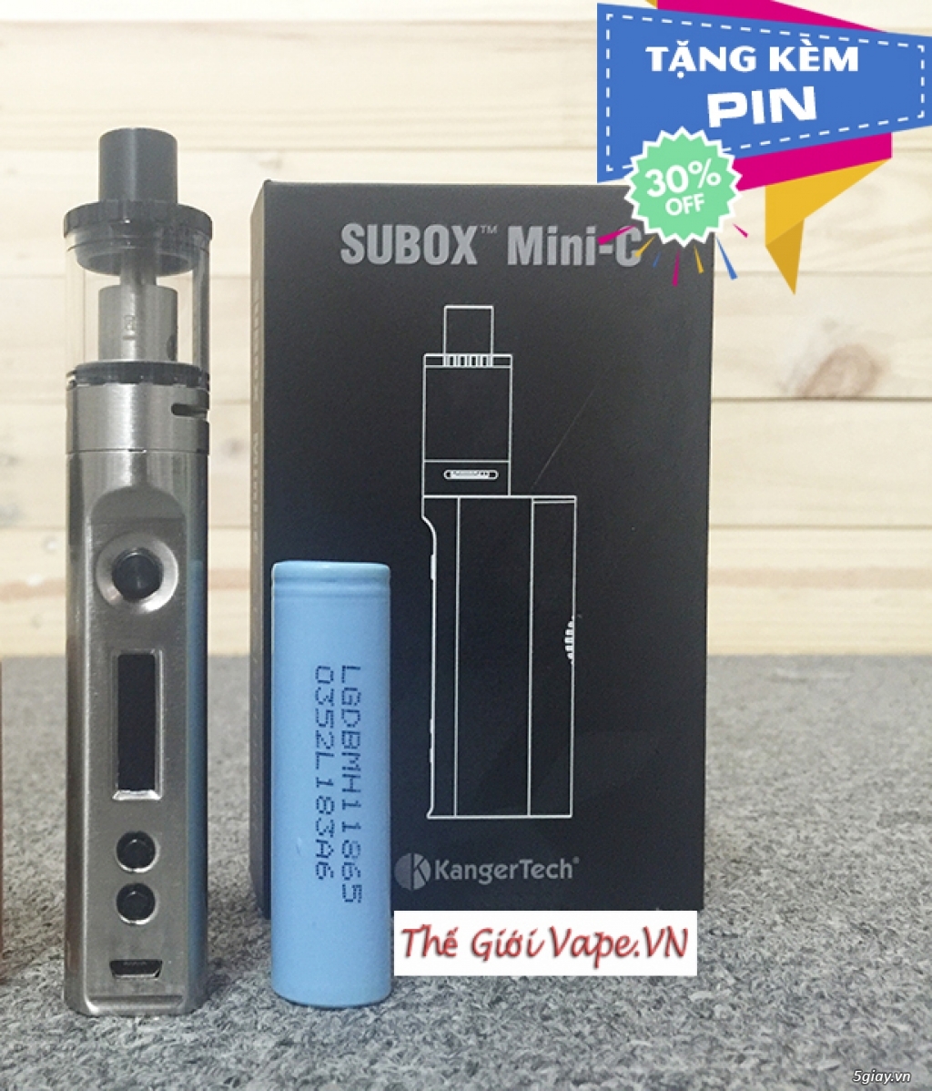 Vape HCM Subox Mini-C giá rẻ tặng kèm Pin + Tinh Dầu 30ml Los Angeles - 4