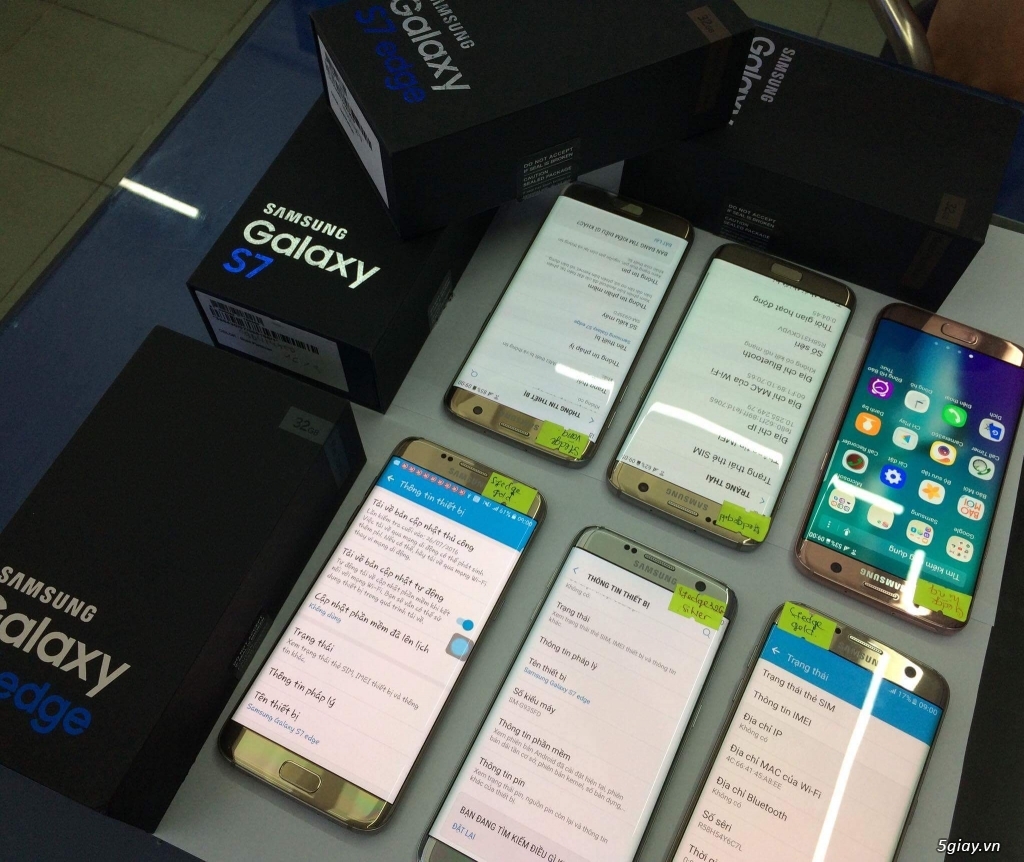 Xả kho Samsung Galaxy S7 Edge G935, cty, Fullbox - 1