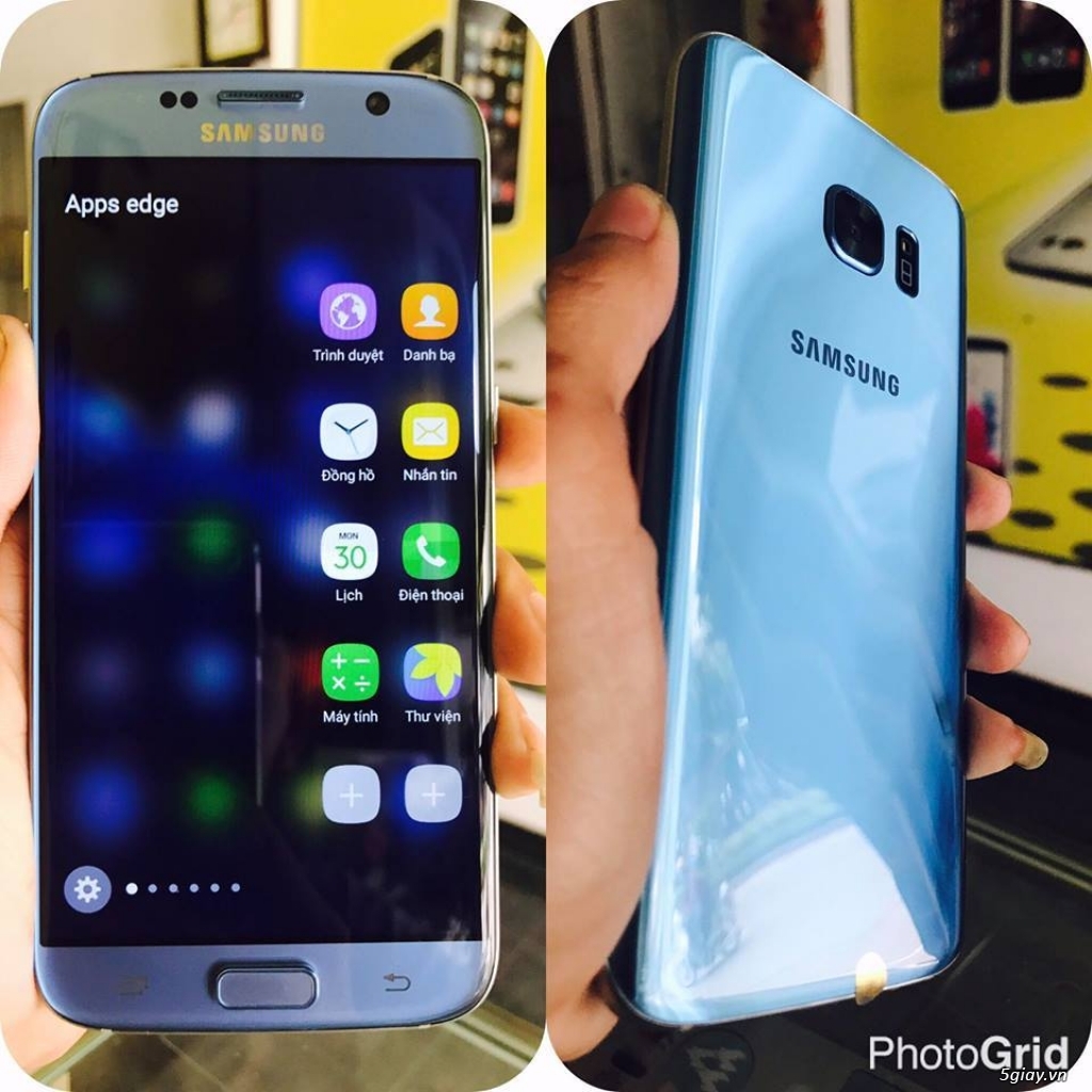 Bán S7 edge hàng đài loan (fake) giống 100% Blue coral