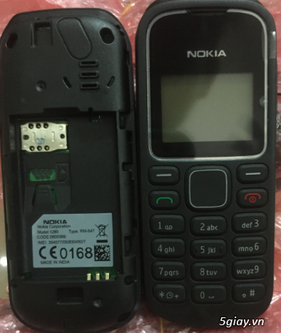 Chuyên sỉ nokia 1280 loại 1 giá rẻ từ 5 cái 100k/c không phụ kiện - 1