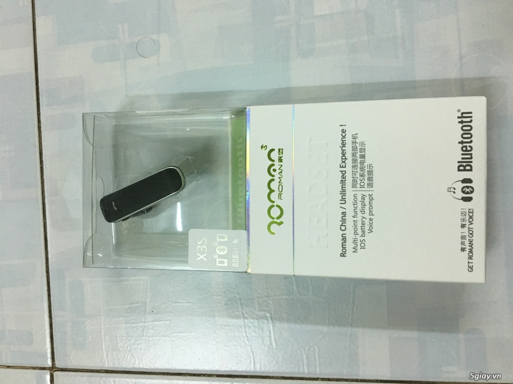 Tai nghe Bluetooth Roman X3S - 1