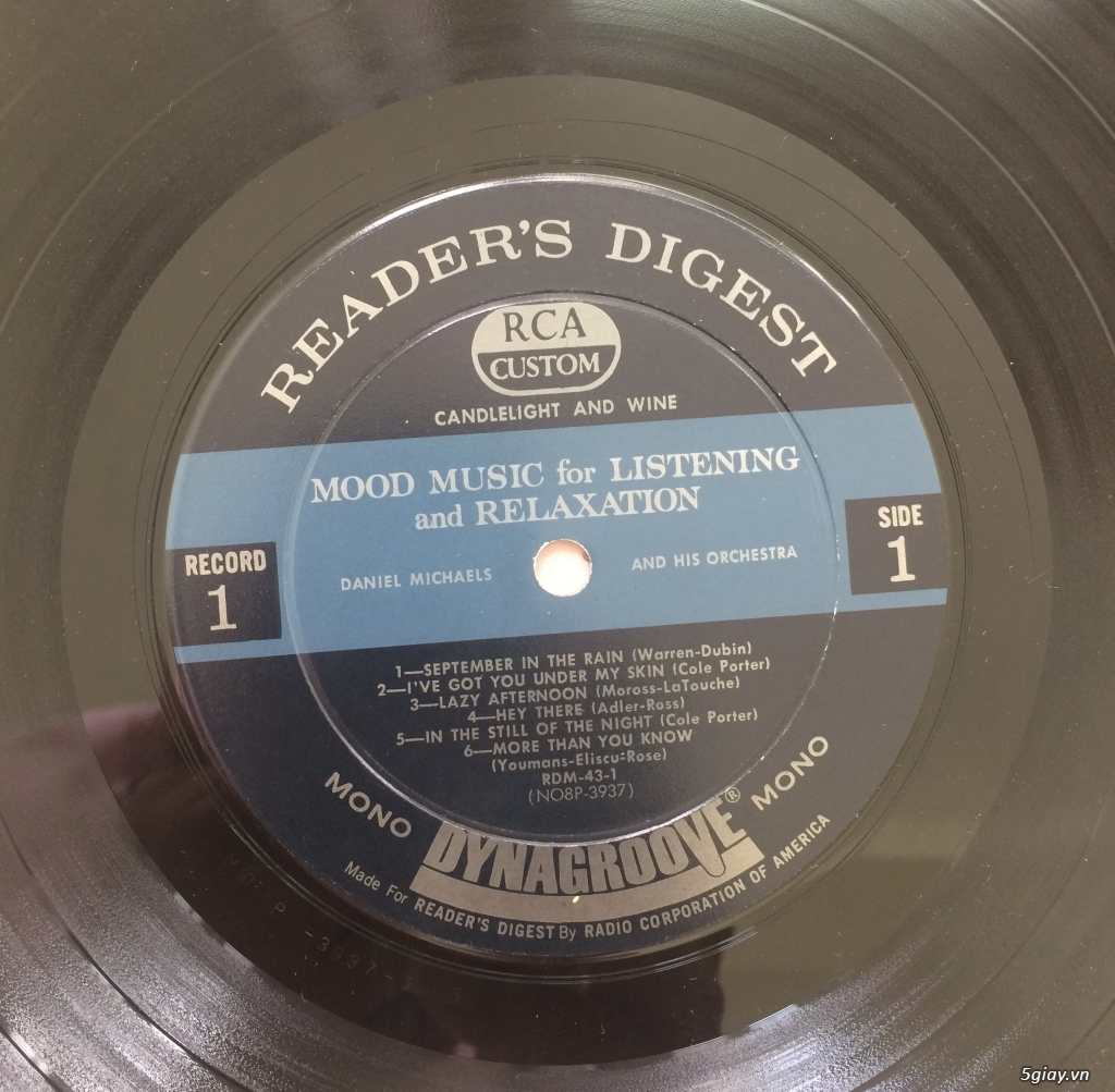 Lp: đĩa theo ablum 10Lp : Mood Music For Listening And Relaxation - 3