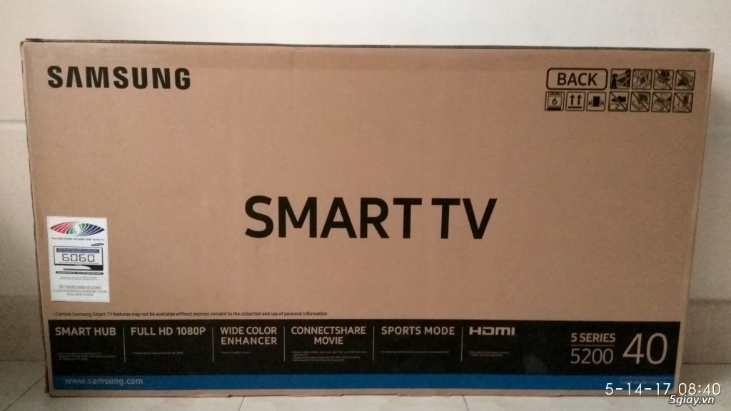 Bán SmartTV Samsung (UA40J5200) và Tủ lạnh Sanyo AQUA Inverter I226BN - 1