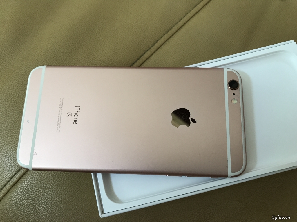 Bán Iphone 6s plus rose gold 64gb 98% fullbox phụ kiện - 1