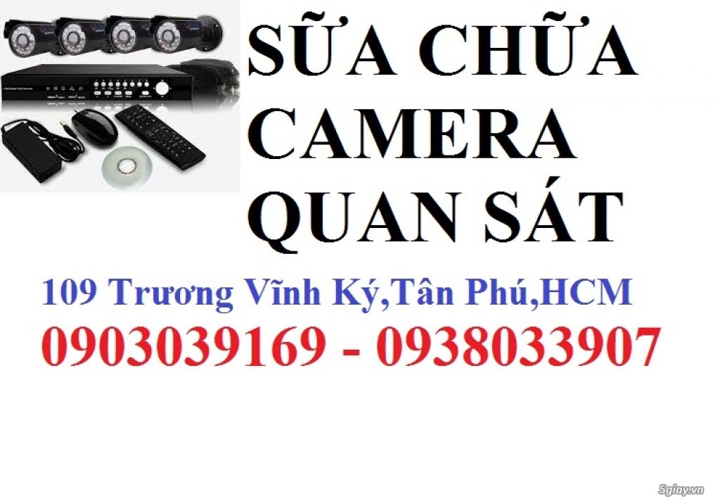 Sửa chữa camera quan sát giá rẻ | 093.803.3907