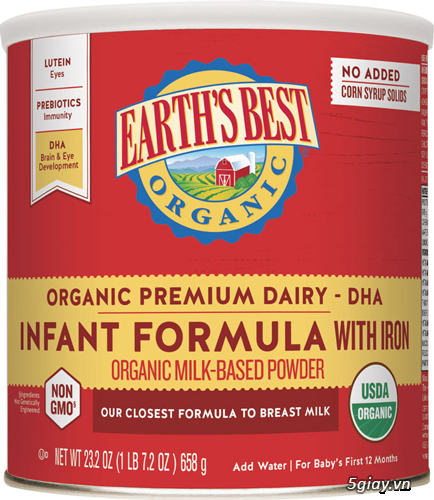 Sữa bột em bé Lifes Earth’s Best Organic của USA Từ 0 – 12 tháng tuổi - 4